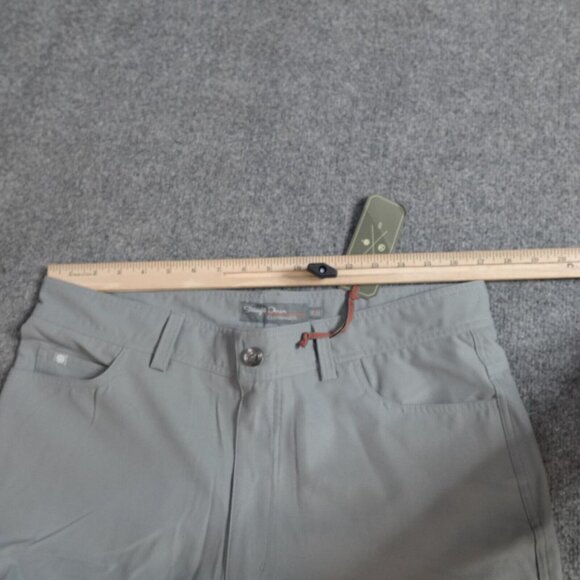 Straight Down Mens Pants 34 x 32 Gray Solid Chino Performance Golf NEW - Picture 5 of 9